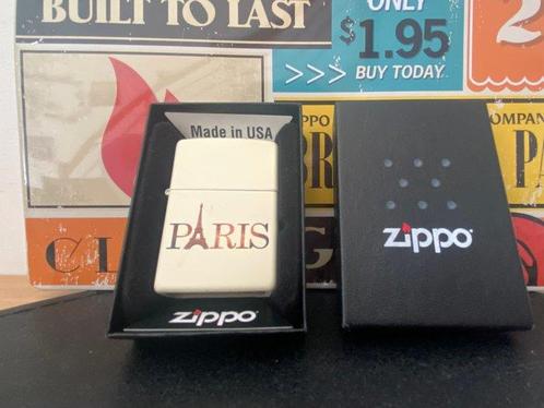 Zippo - PARIS - Tour Eiffel - Zonder Minimumprijs -, Verzamelen, Rookartikelen, Aanstekers en Luciferdoosjes