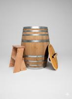 IJsbad / dompelbad van eiken wijnvaten – diverse maten, Ophalen of Verzenden, Nieuw, Trap, Vast