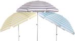 Parasol Libra Stripe Ø2mtr, Tuin en Terras, Bloempotten, Nieuw, Verzenden