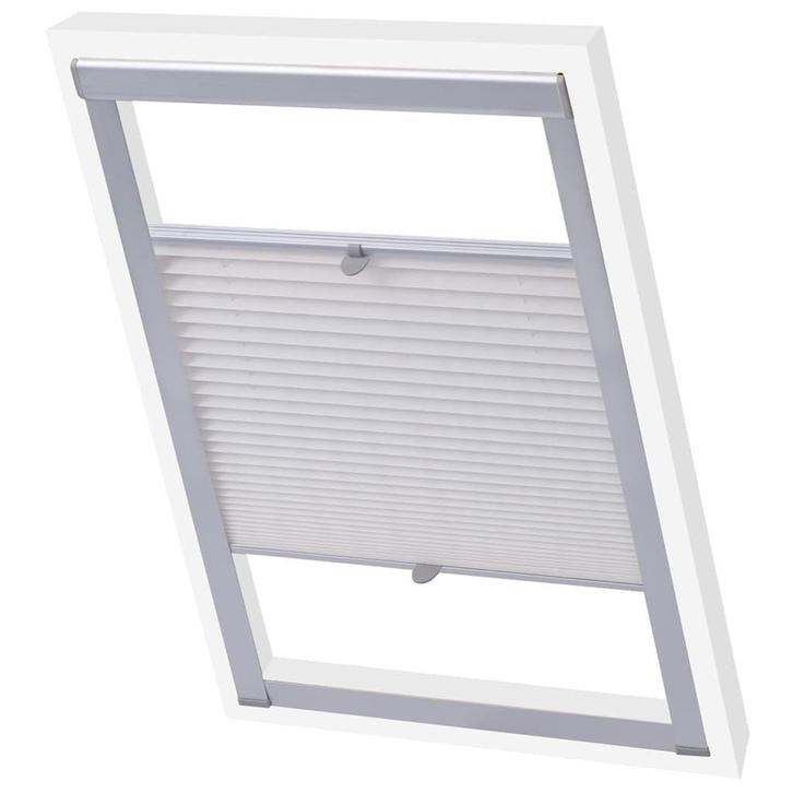 Rolgordijn Wit SK06 - Retourdeal - Velux Compatibel - 46%..., Huis en Inrichting, Stoffering | Gordijnen en Lamellen, Wit, Nieuw