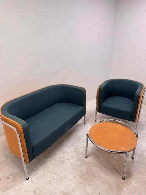 Thonet set S3001 S3002 S3010- bank fauteuil tafel design, Zakelijke goederen, Kantoor en Winkelinrichting | Kantoormeubilair en Inrichting