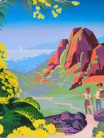 Monsieur Z - Original Travel Poster  Saint Raphaël  French, Antiek en Kunst