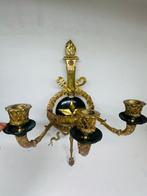 Wandkandelaar - Verguld messing, Verguld brons - Rijk /, Antiek en Kunst