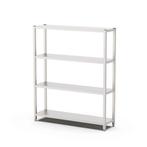 HCB Opbergrek - stelling - 150 x 40 x 180 cm - RVS, Verzenden, Nieuw in verpakking, Overige typen