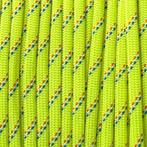 Rol 100 meter - Lime Green striped Paracord 550 - #31, Hobby en Vrije tijd, Kralen en Sieraden maken, Ophalen of Verzenden, Nieuw