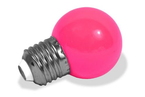 Led lamp Roze | 1 watt, Huis en Inrichting, Lampen | Losse lampen, Led-lamp, Nieuw, Minder dan 30 watt, E27 (groot), Ophalen of Verzenden