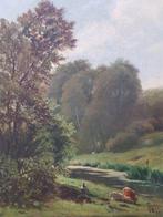 Louis Robbe (1806-1887) - Summer landscape, Antiek en Kunst