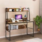 2dekans | Coast Bureau met Plank – 120x57x140 cm – Koffie –, Ophalen of Verzenden, Zo goed als nieuw