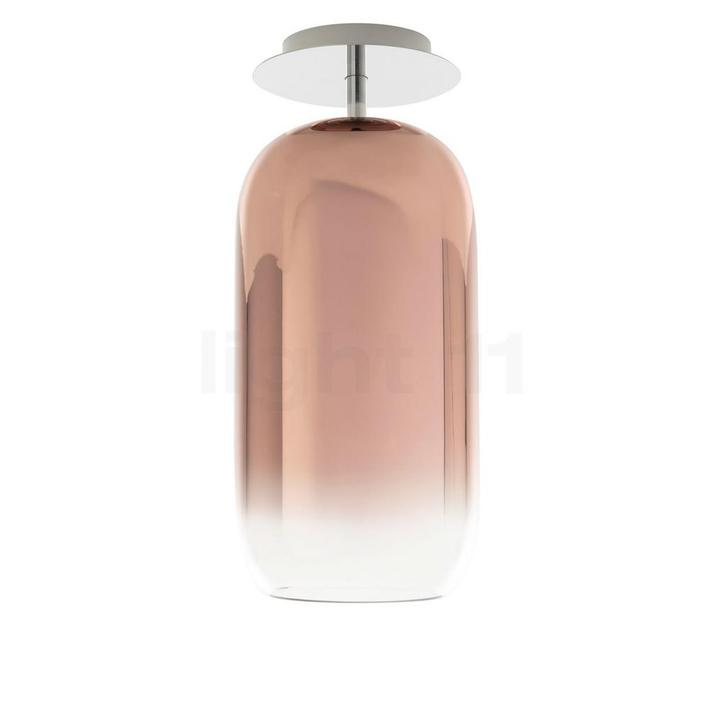 Artemide Gople Soffitto, koper/body zilver (Plafondlampen), Huis en Inrichting, Lampen | Plafondlampen, Nieuw, Verzenden