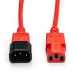 C14 naar C13 kabel | ACT | 1.2 meter (Rood), Verzenden, Nieuw