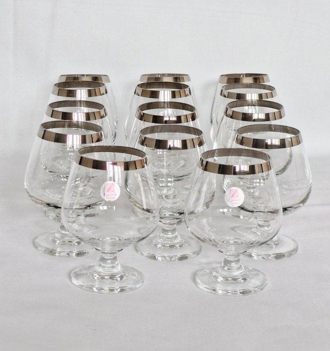 Schott Zwiesel - Drinkset (14) - Kristal, Verzilverd -, Antiek en Kunst, Antiek | Meubels | Tafels