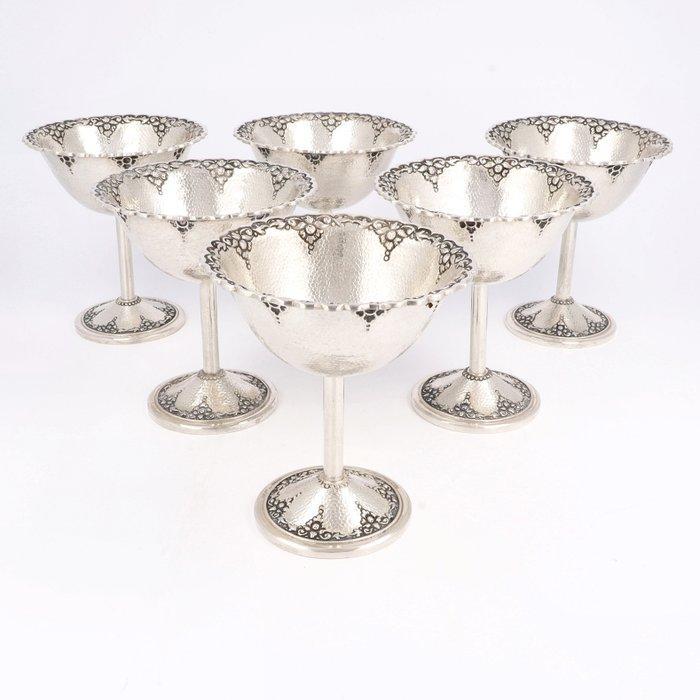 IJscoupe - Djokja - Indonesië - Beker (6) - .800 zilver, Antiek en Kunst, Antiek | Goud en Zilver