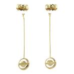 Gouden vintage oorstekers met diamant 14 kt, Ophalen of Verzenden, Nieuw