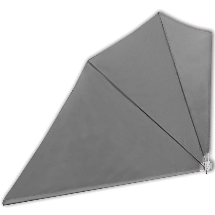 Balkonscherm | Grijs, 160x240 | OP = OP | 40%, Tuin en Terras, Tuinschermen, 150 tot 200 cm, Nieuw, Staal, Ophalen of Verzenden