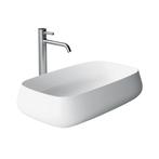Wastafel Salenzi Nur 60x35 cm Keramiek Glans Wit (incl., Ophalen of Verzenden, Nieuw, Overige typen