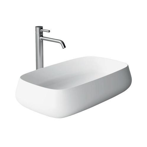 Wastafel Salenzi Nur 60x35 cm Keramiek Glans Wit (incl., Doe-het-zelf en Verbouw, Sanitair, Overige typen, Nieuw, Ophalen of Verzenden