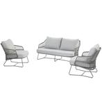 Cempre stoel bank loungeset 3 delig rope 4 Seasons Outdoor, Tuin en Terras, Tuinsets en Loungesets, Ophalen of Verzenden, Nieuw