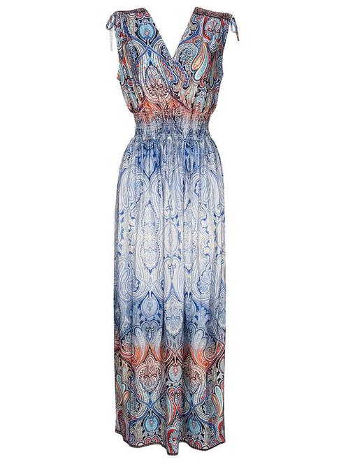 Maxi Jurk Ibiza Blauw, Kleding | Dames, Jurken, Verzenden