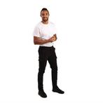 Slim fit stretch cargo broek zwart 34 - Gastronoble - BB463-, Verzenden, Nieuw in verpakking