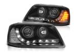 LED DRL koplampen Black geschikt voor VW T5, Verzenden, Nieuw, Volkswagen
