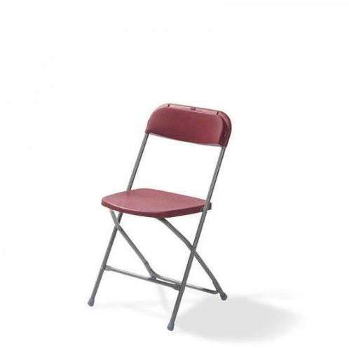 Klapstoel |  Bordeaux/ Grijs | 43x45x(h)80 cm, Zakelijke goederen, Horeca | Keukenapparatuur, Verzenden