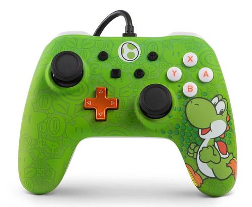 PowerA Controller Bedraad voor Nintendo Switch - Yoshi, Spelcomputers en Games, Spelcomputers | Nintendo Switch, Zo goed als nieuw