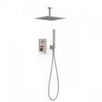 Regendoucheset Inbouw Tres Project Vierkant 30 cm Met, Ophalen of Verzenden, Nieuw, Kraan