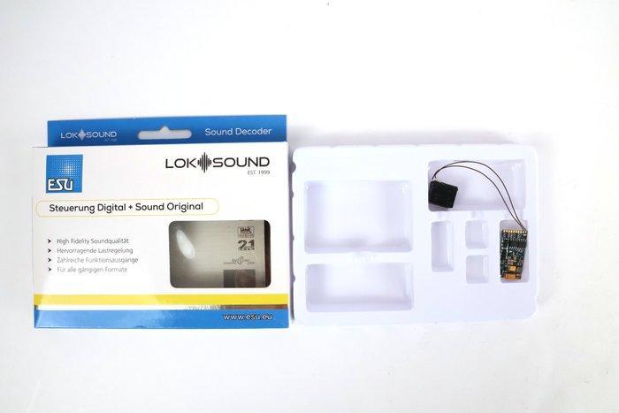 ESU H0 - 58412 - Elektronica (1) - PluX22 sounddecoder, Hobby en Vrije tijd, Modeltreinen | H0