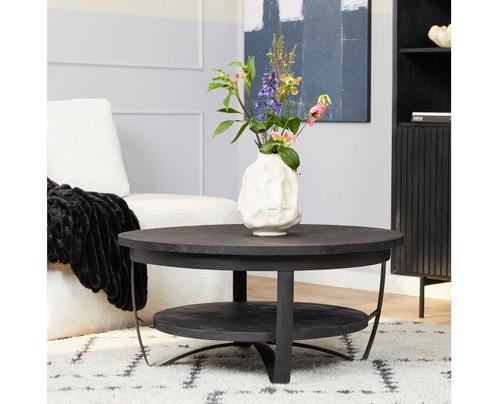 Salontafel Paras Black | 70 cm, Huis en Inrichting, Tafels | Salontafels, Nieuw, Ophalen of Verzenden