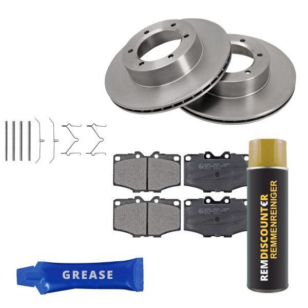 Voordeelset Remschijven + Remblokken TOYOTA 4 2.4 SR5 voorzi, Auto-onderdelen, Klein materiaal, Nieuw, Verzenden