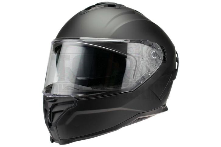 Helm Vito Integraalhelm met zonnevizier Presto mat zwart, Fietsen en Brommers, Brommerhelmen, Nieuw, Ophalen of Verzenden