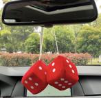 4 kleuren dobbelsteen autohangers, 7 cm autospiegel pluche, Verzamelen, Sleutelhangers, Ophalen of Verzenden, Nieuw