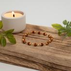 Messing Rudraksa armband met 14 kralen - 19 cm, Ophalen of Verzenden, Nieuw