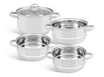 Veiling - Stoompannen set 5-delig, Huis en Inrichting, Keuken | Potten en Pannen, Nieuw
