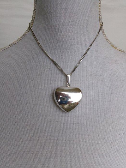 Zonder Minimumprijs - Ketting met hanger Zilver - Grote, Sieraden, Tassen en Uiterlijk, Antieke sieraden