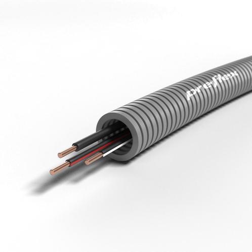 Preflex flexbuis VD draad 3 x 1,5 mm2 16mm – 100 meter, Doe-het-zelf en Verbouw, Elektra en Kabels, Ophalen of Verzenden