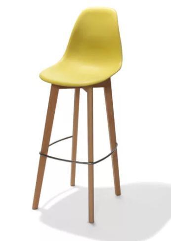 Barkruk | Zonder Armleuning | 47x53x119cm | Geel, Zakelijke goederen, Horeca | Keukenapparatuur, Verzenden