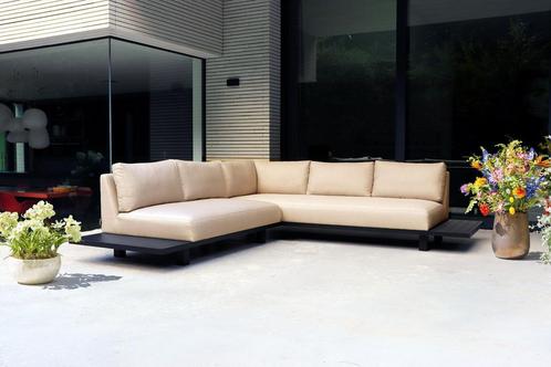 Flow. Emerald platform loungebank heather beige |, Tuin en Terras, Tuinsets en Loungesets, Ophalen of Verzenden