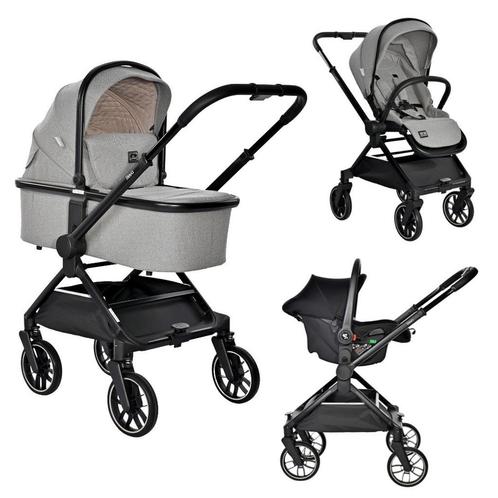 Lorelli Reya Grey 3-in-1 Kinderwagen incl. Autostoel, Kinderen en Baby's, Kinderwagens en Combinaties, Nieuw, Verzenden