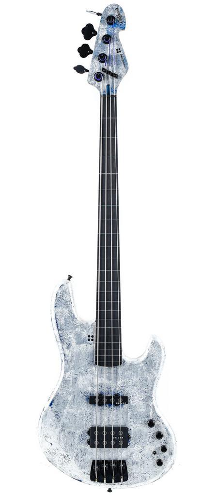 Sandberg California II TM Fretless 4-String Silver Plated..., Muziek en Instrumenten, Snaarinstrumenten | Gitaren | Bas, Elektrisch