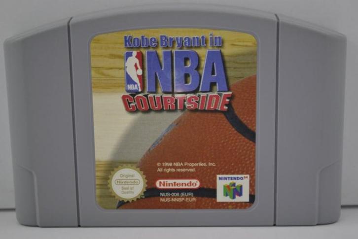 Kobe Bryant in NBA Courtside (N64 EUR), Spelcomputers en Games, Games | Nintendo 64, 1 speler, Zo goed als nieuw, Verzenden