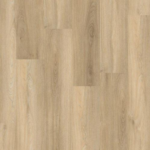 PVC klik 8mm met KURK ondervloer beige eik 0437, Huis en Inrichting, Stoffering | Vloerbedekking, Overige kleuren, 75 m² of meer
