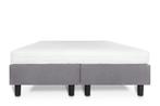 Boxspring Student Basic Lichtgrijs - 140x200 cm, Verzenden, Nieuw, Overige kleuren, Modern