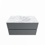 MONDIAZ VICA-DLUX 90cm badmeubel onderkast Plata 2 lades., Ophalen of Verzenden, Nieuw, Bad