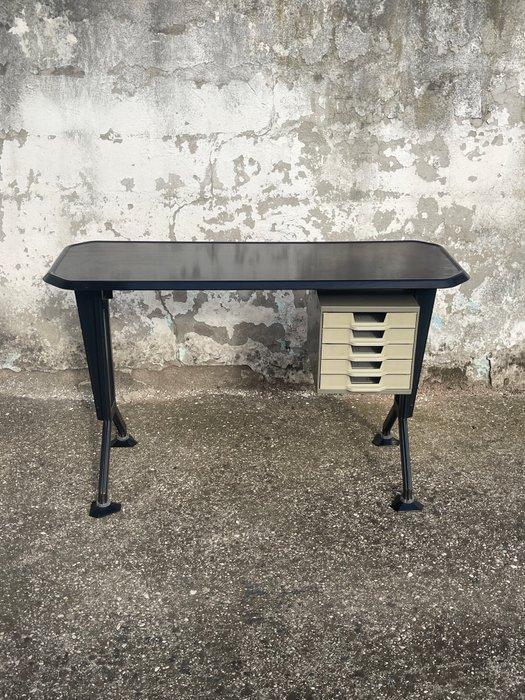Olivetti - Studio BBPR - Arco - Bureau - Staal, Palissander, Antiek en Kunst, Antiek | Meubels | Stoelen en Banken