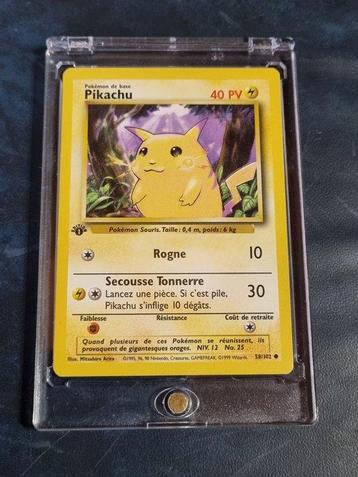 WOTC Pokémon - 1 Card - Pikachu Wizard 1st Edition French beschikbaar voor biedingen