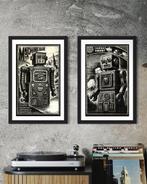 Æ2381 - Machine Man & Target Robot - Opwindbaar blikken