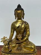 Medicijn Boeddha - Brons - Tibet - Eind 20e eeuw