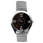 Fako® - Horloge - Rekband - Jhlf - Ø 40mm - Zilverkleurig -, Verzenden, Nieuw