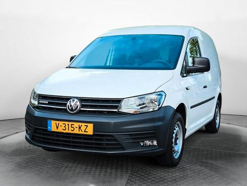 Volkswagen Caddy 1.4 TGI L1H1 EcoFuel Comfortline (111 PK), Auto's, Bestelauto's, Dealer onderhouden, Lease, Zwart, Handgeschakeld
